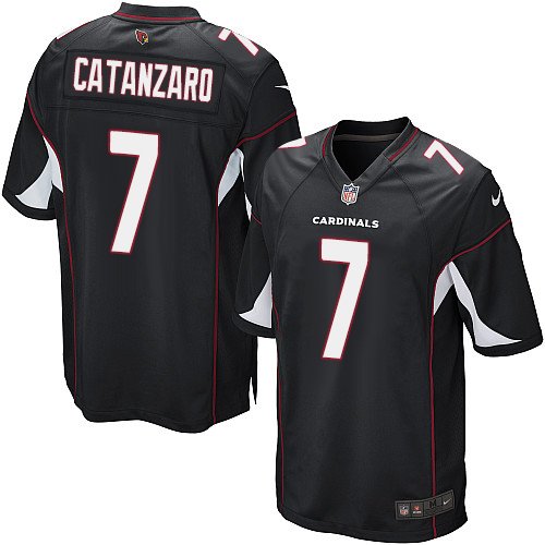 Youth Game Chandler Catanzaro Nike Jersey Black Alternate - #7 NFL Arizona Cardinals